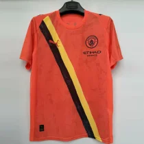 2025-26 Man City Orange Goalkeeper 1:1 Fans Soccer Jersey