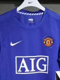 2008-2009 Man Utd Third Player Version 球员 Retro Soccer Jersey