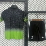 2025-26 Liverpool Black Green Special Edition Kids Training
