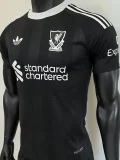 Liverpool  Black Goalkeeper Player Version Soccer Jersey 2025/26