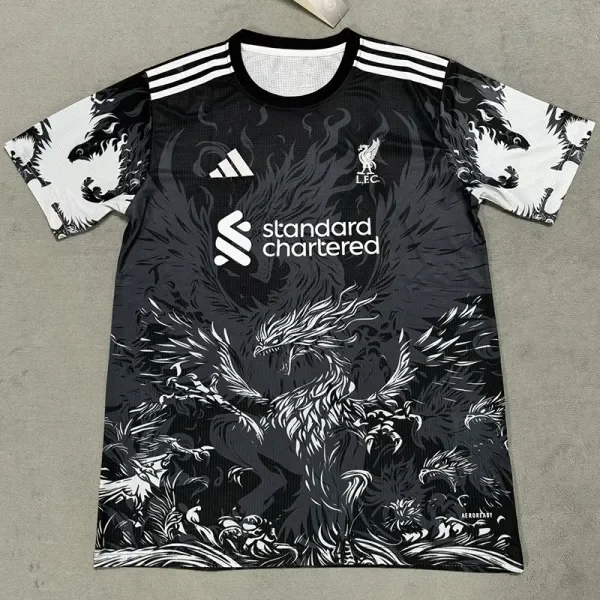 Liverpool  Black Blue Special Edition Training shirts  25/26