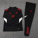 2025/26 Liverpool  Black Half Pull Tracksuit (半拉链)
