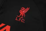 2025/26 Liverpool  Black Half Pull Tracksuit (半拉链)