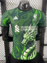 2025/26 Liverpool Green Special Edition Player Version Soccer Jersey