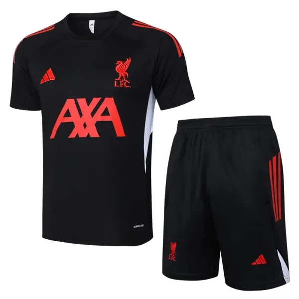 2025/26 Liverpool   Black Training Short Suit #D2546