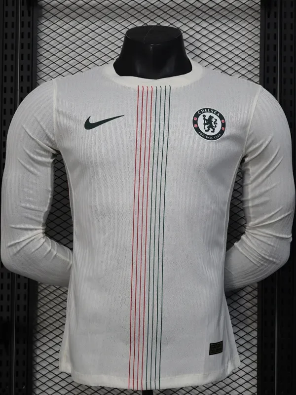 2025/26 ChelseaAway Long Sleeve Player Version Soccer Jersey (长袖球员)