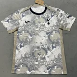 2025-26 Tottenham Hotspur Grey White Training shirts