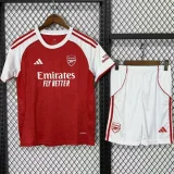 2025-26 Arsenal Home Kids Soccer Jersey