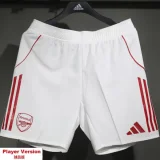 2025-26 Arsenal Home Player Version Shorts Pants