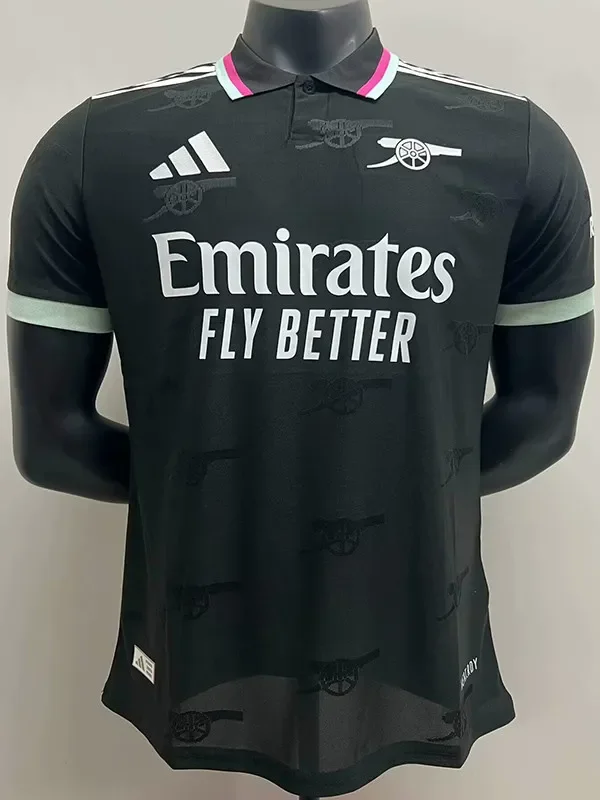 2025-26 Arsenal Black Special Edition Player Version Soccer Jersey