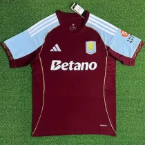 2025-26 Aston Villa Home Fans Soccer Jersey
