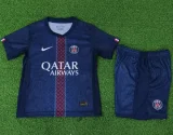2025-26 PSG Home Kids Player Version Soccer Jersey (球员童装)