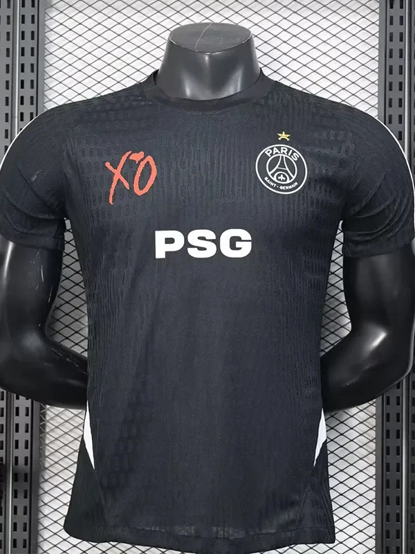 2025-26 PSG Black XO Special Edition Player Version Training shirts
