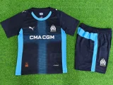 2025-26 Marseille Away Kids Player Version Soccer Jersey (球员童装)