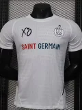 25-26 PSG White XO Special Edition Player Version Training shirts