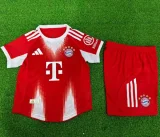 2025-26 Bayern Home Kids Player Version Soccer Jersey (球员童装)