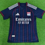 2025-26 Lyon Away Player Version Soccer Jersey
