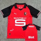 2025-26 Stade Rennais Home Fans Soccer Jersey