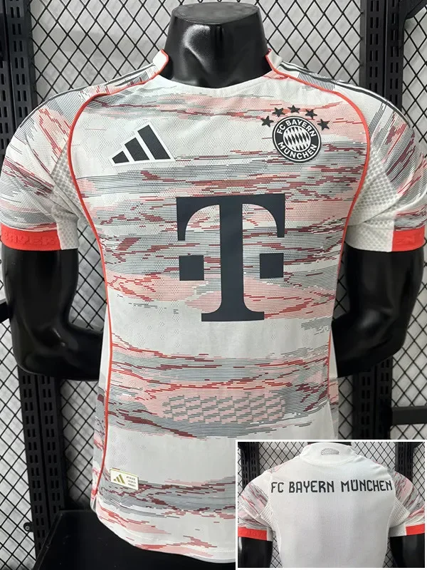 2025-26 Bayern Away Player Version Soccer Jersey
