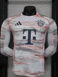2025-26 Bayern Away Long Sleeve Player Version Soccer Jersey (长袖球员)