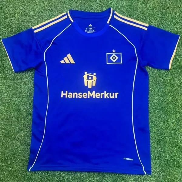 25-26 Hamburg SV Blue Fans Soccer Jersey