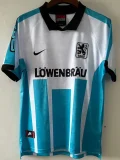 1996 Munchen 1860 White blue Retro Soccer Jersey