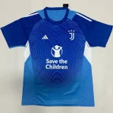 25-26 Juventus Blue Goalkeeper Soccer Jersey