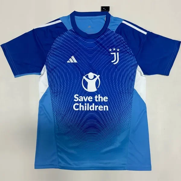 25-26 Juventus Blue Goalkeeper Soccer Jersey