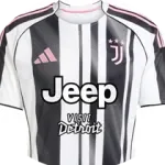 25-26 Juventus Home Long Sleeve Player Version Soccer Jersey (长袖球员)
