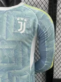 25-26 Juventus  Away Long Sleeve Player Version Soccer Jersey (长袖球员)