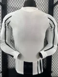 25-26 Juventus Home Long Sleeve Player Version Soccer Jersey (长袖球员)