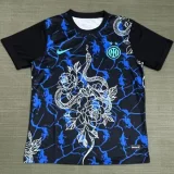 2025-26 Inter Milan  Black Blue Training shirts