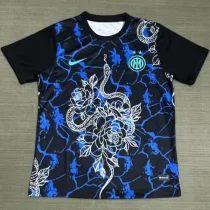 2025-26 Inter Milan  Black Blue Training shirts