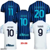 2025-26 Inter Milan Home Long Sleeve Player Version Soccer Jersey (长袖球员)