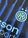 2025-26 Inter Milan Home Long Sleeve Player Version Soccer Jersey (长袖球员)