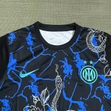 2025-26 Inter Milan  Black Blue Training shirts