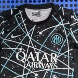 2025-26 Inter Milan Blue Black Training shirts