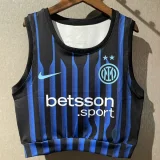 2025-26 Inter Milan Home Women Yoga Vest (女)