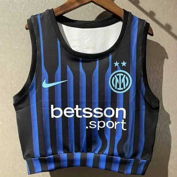 2025-26 Inter Milan Home Women Yoga Vest (女)