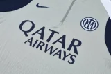 2025-26 Inter Milan Grey Half Pull Tracksuit (半拉链)