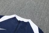 2025-26 Inter Milan Royal blue Half Pull Tracksuit (半拉链)