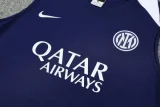 2025-26 Inter Milan Royal blue Tank top and shorts suit