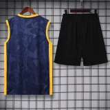 2025-26 Inter Milan Royal blue Tank top and shorts suit