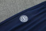 2025-26 Inter Milan Royal blue Half Pull Tracksuit (半拉链)