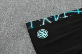 2025-26 Inter Milan Black blue Tank top and shorts suit