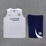 2025-26 Inter Milan Light gray Tank top and shorts suit