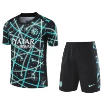2025-26 Inter Milan Black blue Training Short Suit