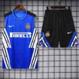 2025-26 Inter Milan Blue Tank top and shorts suit