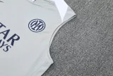 2025-26 Inter Milan Light gray Tank top and shorts suit