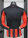2025-26 AC Milan Home Long Sleeve Player Version Soccer Jersey (长袖球员)